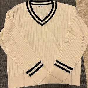 Moshita never worn varsity striped sweat set size small